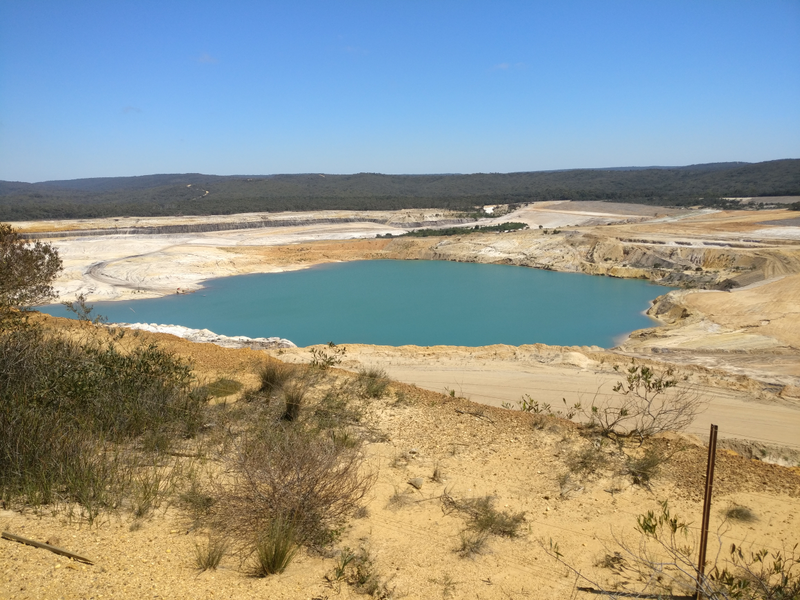 Man that water looked fresh. That’s in the mine